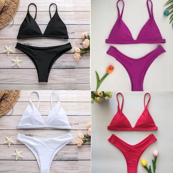 

women's swimwear bandage brazilian bikini biquini praia women swimsuit traje de bano mujer maillot femme monokini badpak dames, White;black