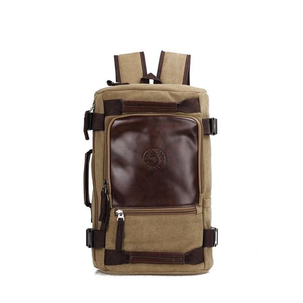 

backpack men canvas computer large capacity brand big multi function rucksack lapmale functional shoulder bag