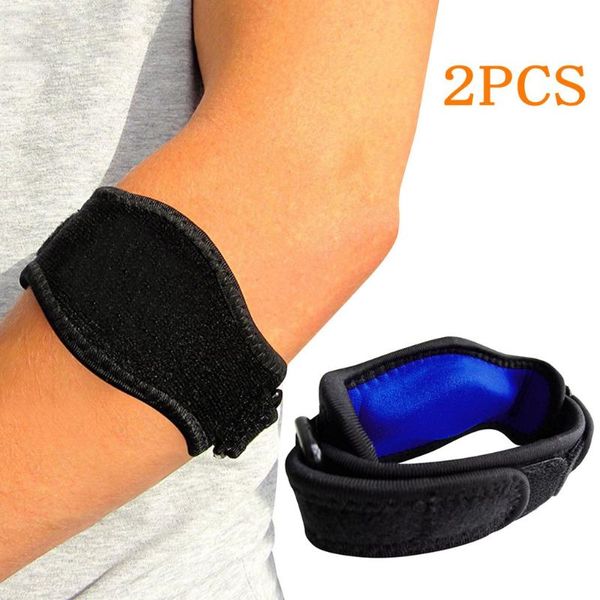 

2pcs adjustable elbow support wrap brace pad strong basketball sports elastic elbow brace pain relief protector #t2p, Black;gray