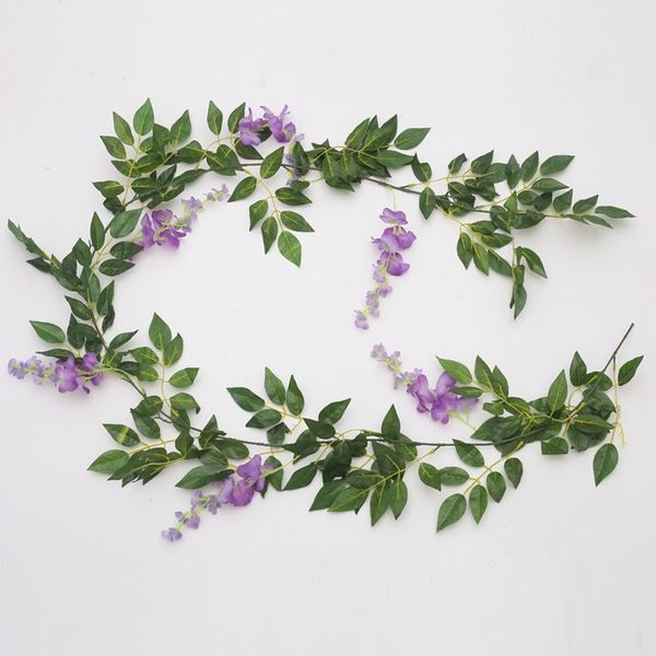 

2m wisteria string plastic false bean decorative flower rattan simulation plant