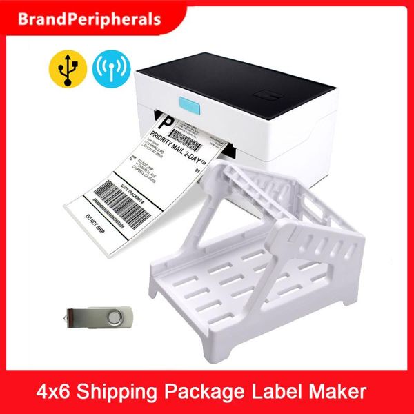 

copiers deskthermal label printer for 4x6 package maker usb&bt connection sticker 110mm paper