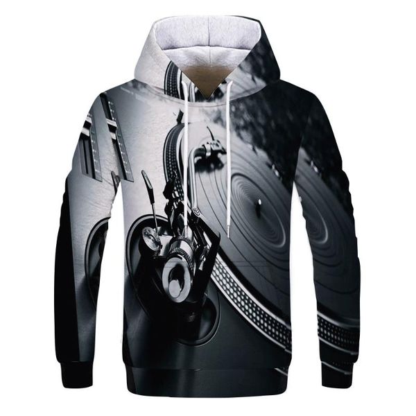 

men's hoodies & sweatshirts fashionable men's 3d printing hoodie food harajuku casual thicken sweater fall winter cosplay high qual, Black