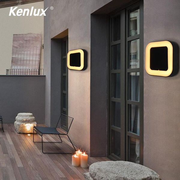 

outdoor waterproof ip65 wall lamp led light modern indoor decor aluminum porch garden home walkway lamps
