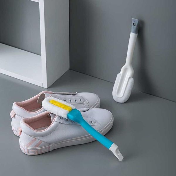 

shoes brush long handle durable soft bristle multifunction cleaning brushes