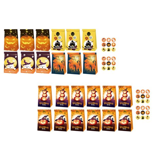 

gift wrap 1 set candy paper bags self-adhesive stickers wrapping pouch