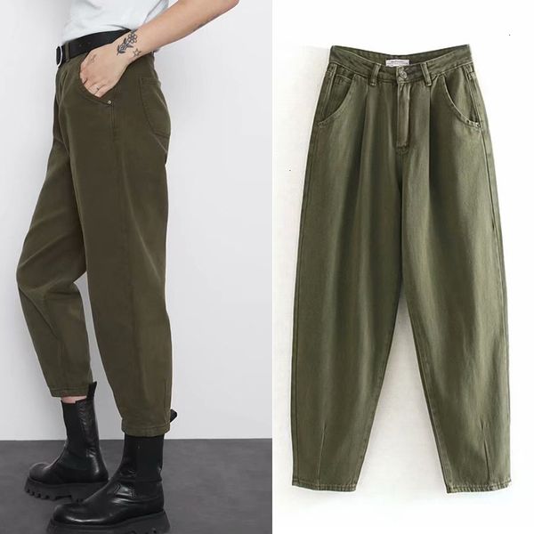 

2021 new spring winter jeans high waist causal women solid female fashion zipper pants trousers diq3, Black;white