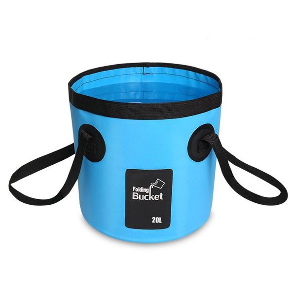 

hydration packs 12l 20l portable waterproof water bag folding bucket storage container carrier bags for fishing camping hiking