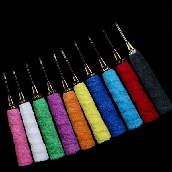 

sweatband anti-slip towel sport over grip tennis overgrips tape badminton racket grips, Yellow;black
