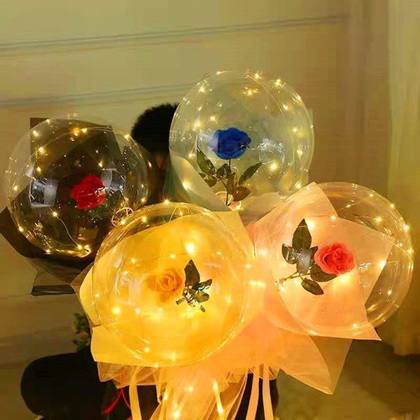 

party decoration led light rose balloons birthday valentine's day gift wedding christmas balloon