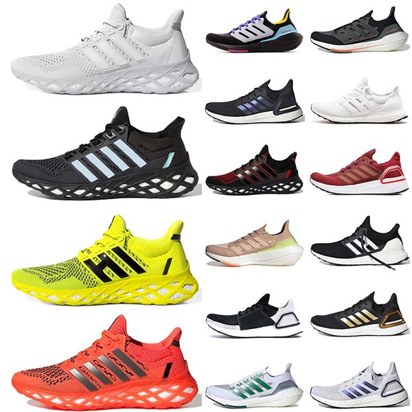 

original ultraboost dna web mens running shoes ultra 6.0 triple black white sub green navy blue tech indigo men women tennis sneakers traine