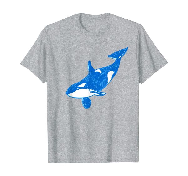 

save the orca killer whale t-shirt for men women kids, White;black