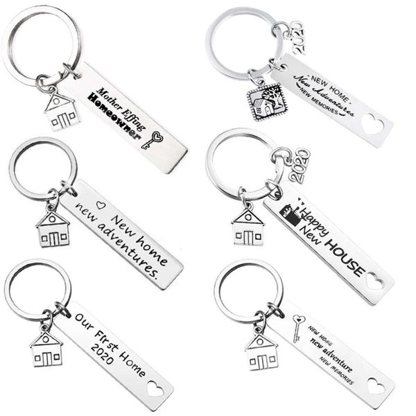 

2020 new adventure stainls steel key chain house first home