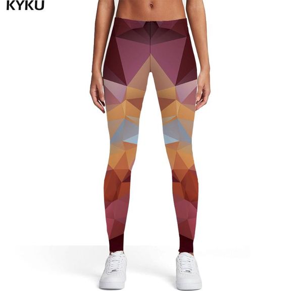 

women's leggings kyku geometry women colorful cube trousers party 3d print womens pants jeggings jeggins funky pencil, Black