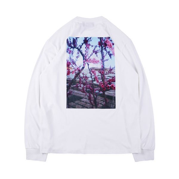 

fear fog essentials long sleeve t-shirt of god flower print, White;black