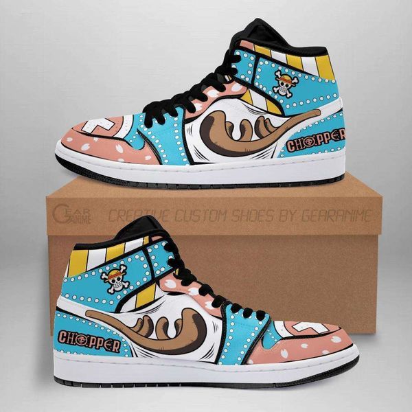 

chopper horn sneakers skill one piece customization anime shoes fan