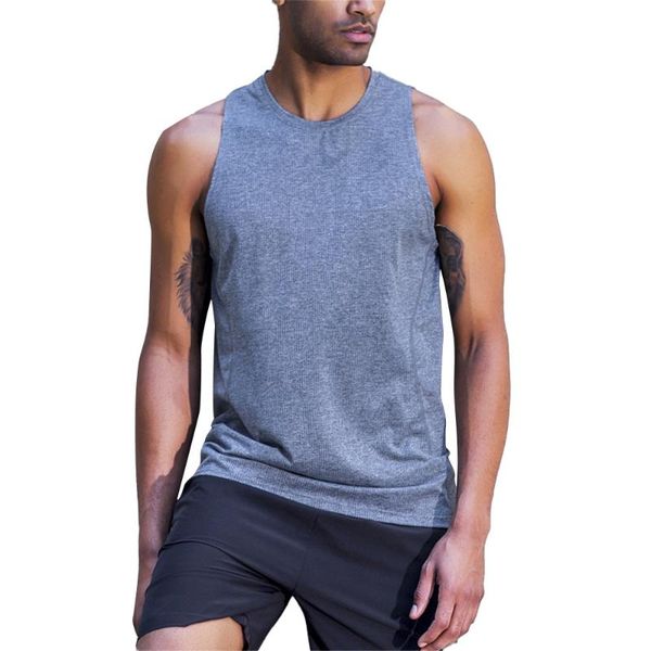 

men' tank quick dry for men casual plain sleeveless sportwear breathable gym fitness sports vest clothing solid, White;black