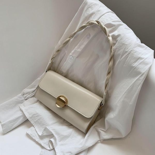 

evening bags korean white women's bag winter female literary single-shoulder minority design cross-body trend bolsos