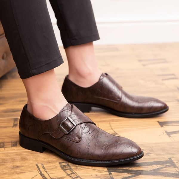 

38-46 large men's sho british busins drs low lace up leather, Black