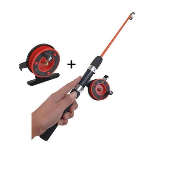 

ice fishing rod reel winter short frp lightweight retractable pole wheel for freshwater saltwater pesca boat rods