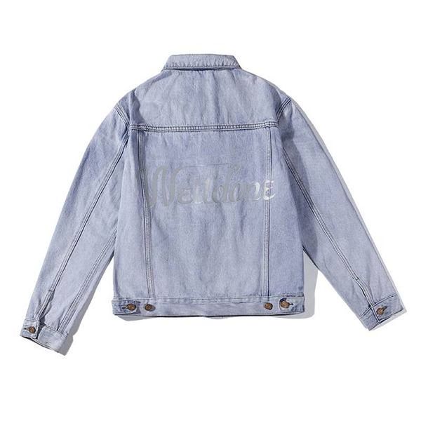 

denim 20ss welldone jacket latest autumn winter hip hop oversize jackets and coat men women streetwear kaney west we11 dszs, Black;brown