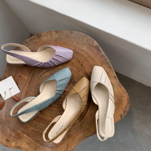 

sandals comfort shoes for women beige heeled 2021 summer square toe espadrilles platform med black elastic band fashion high ope