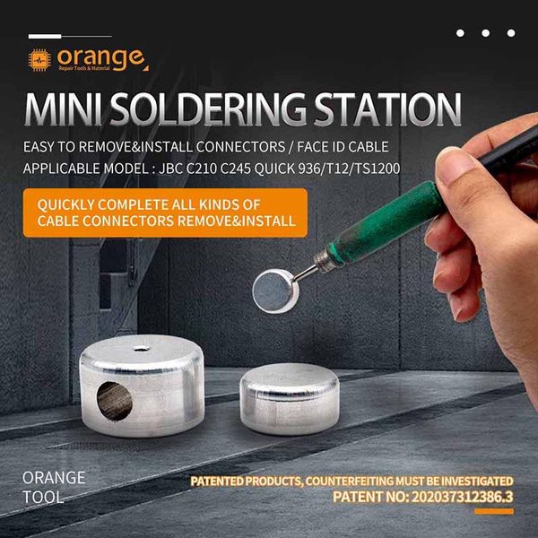 

mini small ironing table desoldering easy to remove&install connectors face id cable for jbc 210 245/ quick 936/t12/ts1200 model