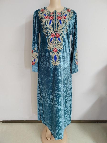 

ethnic clothing velvet african print maxi dresses for women evening party dress dashiki letters africa clothes plus size casual christmas ro, Red