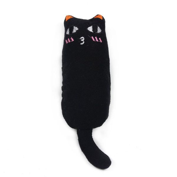 

cat toys pillow fun interacting thumb plush teeth grinding bite soft pet gift @ls