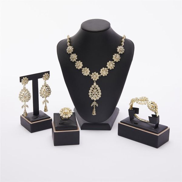

morocco ing accessories wedding for women fashion copper jewelry set, Silver