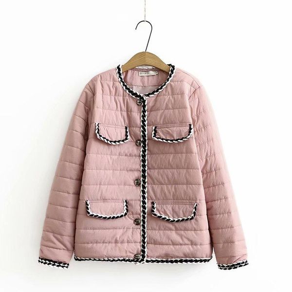 

plus size outerwear & coats xl-4xl long sleeved button up winter casual vintage black white a-line