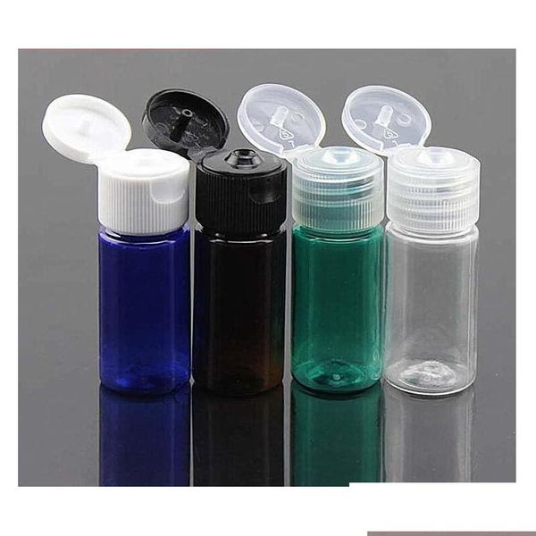 

wholesale- 10ml small bottle cap refillable bottles empty pet lotion shampoo sample cosmetic container tran jllwdi soif