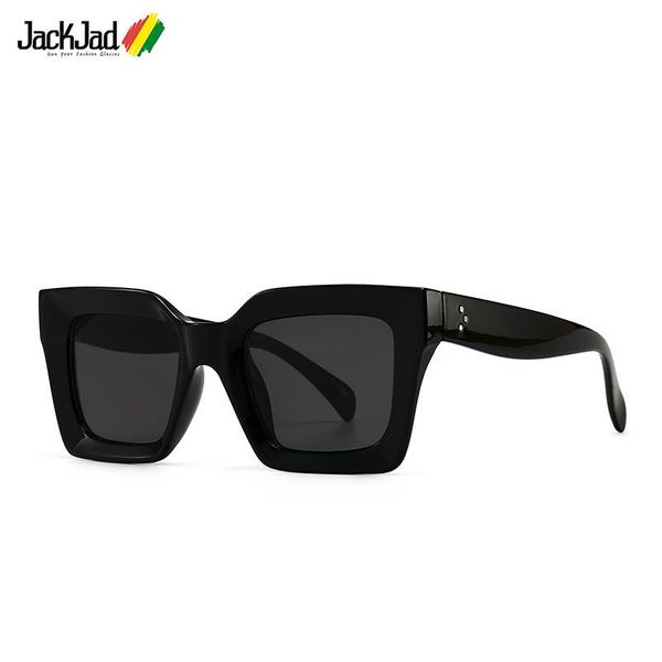 

sunglasses jackjad 2021 fashion cool 4s130 square style tint candy for women men vintage classic brand design sun glasses shades, White;black