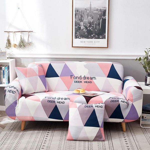 

chair covers geometry colorful sofa cover elastic for living room