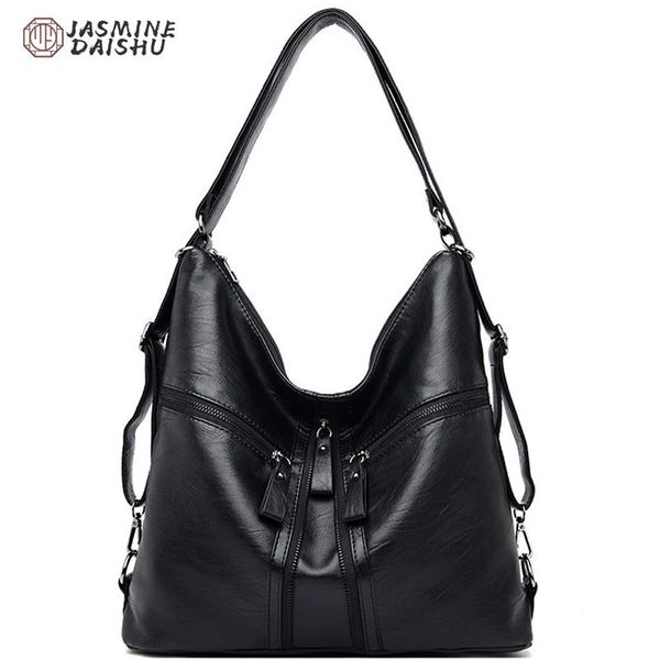 

evening bags retro largecapacity casual handbag women's highquality pu leather shoulder bag 2021 luxury designer ladies simple messenge