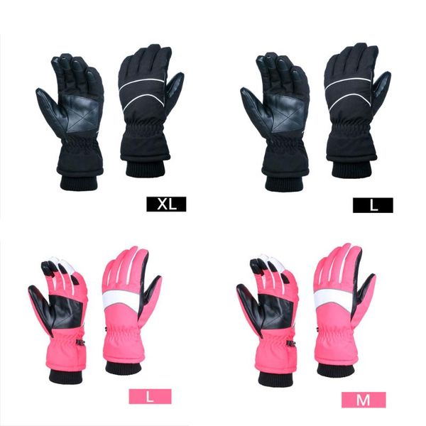 

ski gloves cold-proof waterproof winter cycling warm for touchscreen cold weather windproof anti slip