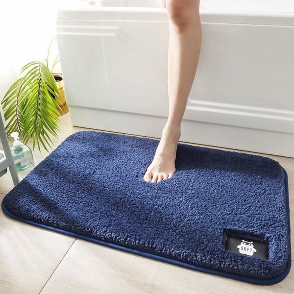 

bath mats thick superfine absorbent bathroom door mats, non-slip bedroom carpets, kitchen