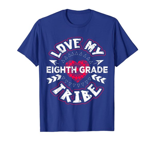 

love my tribe eighth 8th grade teacher first day t-shirt, White;black