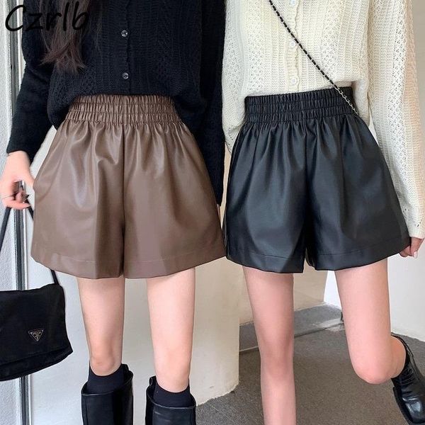

women's shorts women autumn friend simple pure design all-match cozy arrival korean style basic vintage cool streetwear stylish lady, White;black