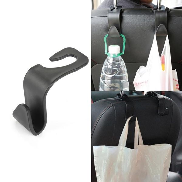 

car organizer 3/4/5pcs universal headrest back seat hook hanger vehicle holder for handbags purses coats drop
