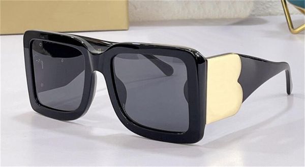 Nuovi occhiali da sole di design alla moda 4312 montatura a piastra quadrata big B tempio cavo occhiali di protezione uv400 di forma classica e generosa