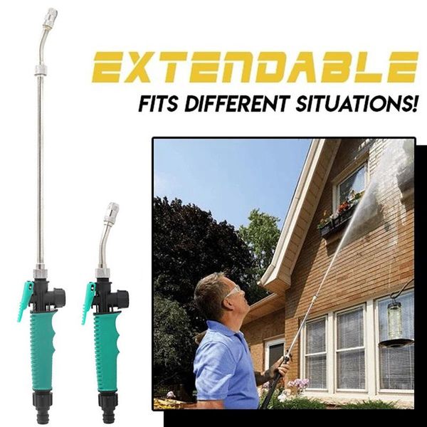 

watering equipments 2-in-1 high pressure washer adjustable nozzles detachable hose portable home car @ls