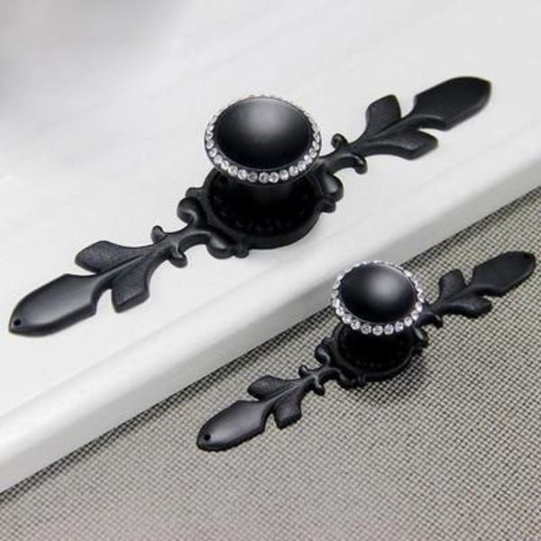 

crystal pulls handle black drawer knobs glass dresser knobs kitchen cabinet handles knobs blingbling hardware