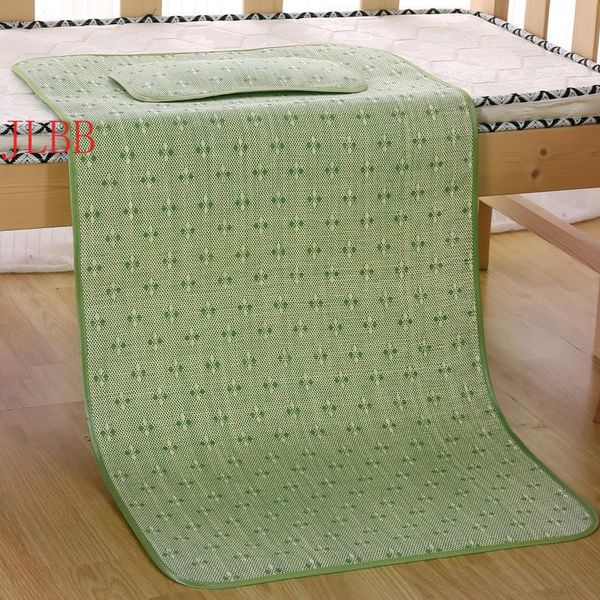 

bedding sets home textile child summer bed mat cool kit (60*120cm +20*37cm pillow) crib 100% plant fiber 2pcs/set kids cover