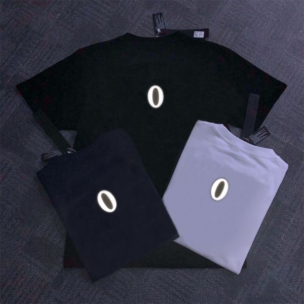 

men t shirt boy sport tees man casual short sleeve oversize glow trendy summer outdoor streetwear shine clothes black white, White;black