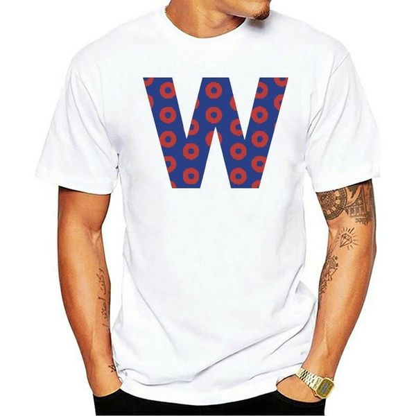 

men's t-shirts phish cubs w flag t-shirt - fishman donuts not ptbm tickets, White;black