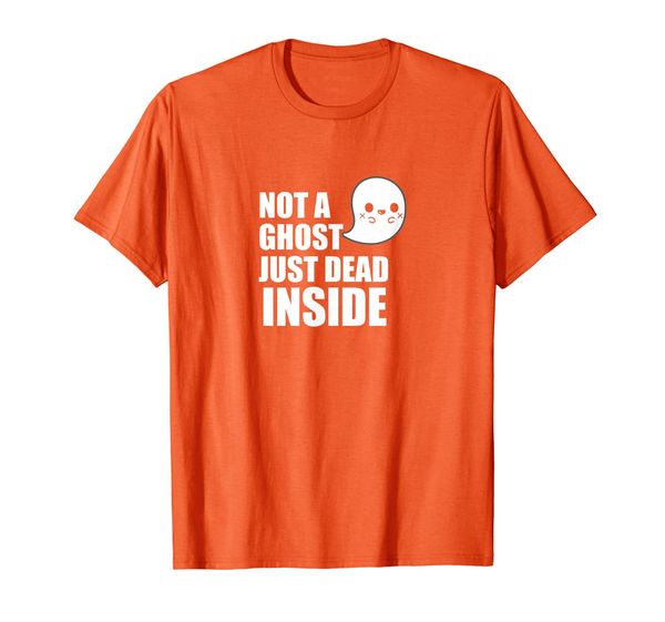 

emo goth shirt not a ghost just dead inside gothic t-shirt, White;black