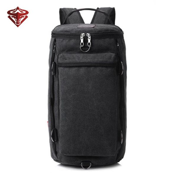

outdoor bags 45l canvas backpack tactical multi-function travel large capacity military army male shoulder hiking bag