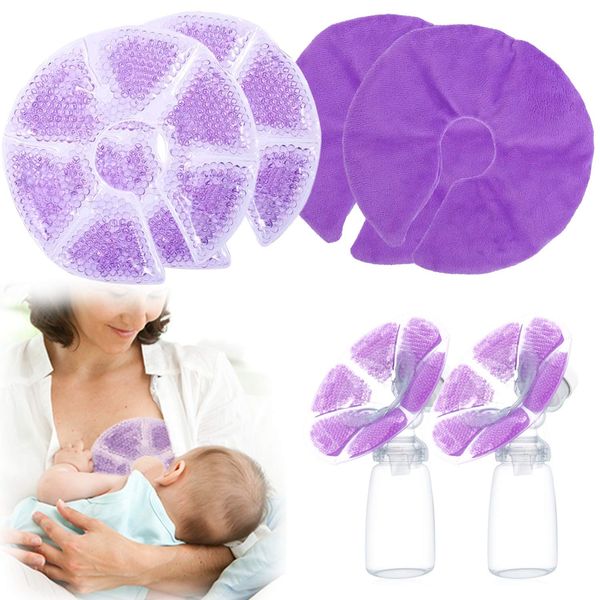 

breast therapy gel pads, breastfeeding cold gel pads, postpartum recovery, nursing pain relief for mastitis and engorgement