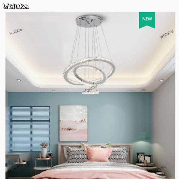 

pendant lamps led living room chandelier nordic simple style dining bedroom study modern ring crystal cd50 w06