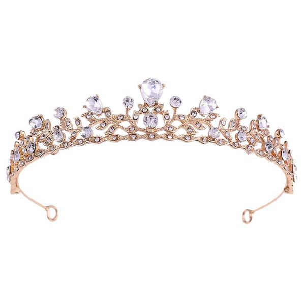 

hair clips & barrettes 1pc bridal crown wedding ornament durable hairband luxury jewelry, Golden;silver